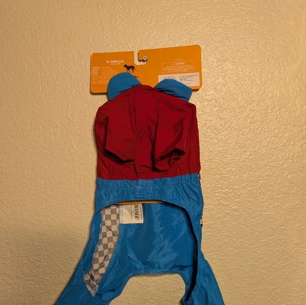 Pet Racing-Themed One Piece by - Red and Blue Nwt